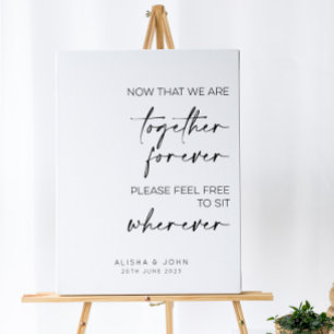 Toile Mariage de siège ouvert // Pas de plan de siège