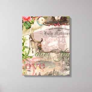 Toile Mariage élégant Mariage Vintage Antique Vintage