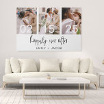 Toile Mariage Minimaliste Simple À Tout Jamais<br><div class="desc">Capturez l'essence de votre histoire d'amour avec notre impression sur toile fausse "Happily Ever After" Minimaliste Simple pour mariage. Cette pièce d'art intemporelle dégage de la sophistication et une élégance discrète, avec un design minimaliste qui complète tout décor. Le matériau de la toile fausse ajoute une touche de texture, offrant...</div>