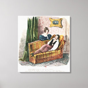 Toile Marie Dorval dans le rôle du d'Hervey d'Adele