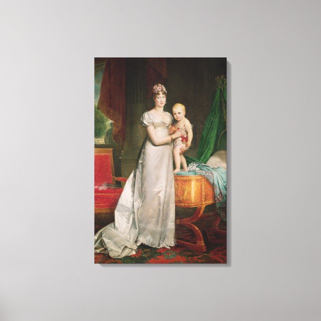 Toile Marie Louise et le roi de Rome (Recto)