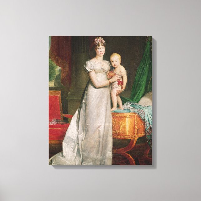 Toile Marie Louise et le roi de Rome (Recto)