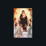 Toile Marie Reine des Anges Jésus<br><div class="desc">Voici une belle image religieuse de la Vierge Marie,  Reine des Anges par l'artiste peintre William Adolph Bouguereau. (1900)</div>