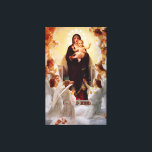 Toile Marie Reine des Anges Jésus<br><div class="desc">Voici une belle image religieuse de la Vierge Marie,  Reine des Anges par l'artiste peintre William Adolph Bouguereau. (1900)</div>