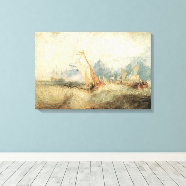 Toile Marine vintage Seascape par Joseph Turner (Insitu (Plancher de Bois))