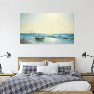 Toile Marins débarquant à terre