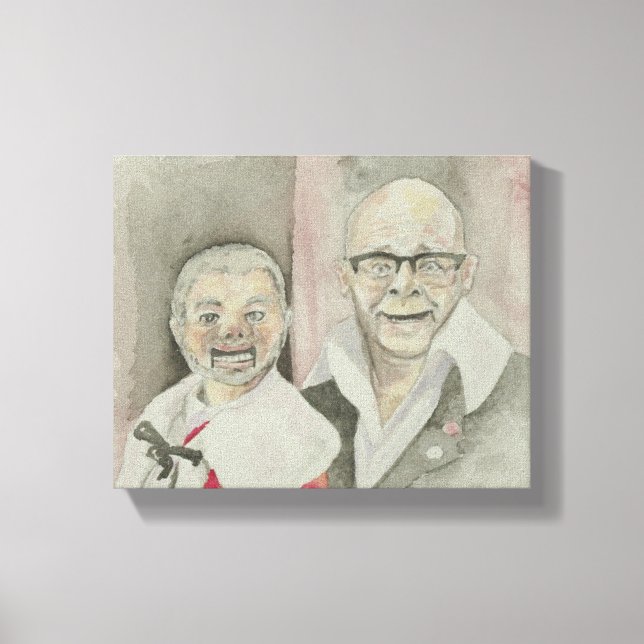 Toile Marionnette Harry Hill et Lord Alan Sugar (Recto)