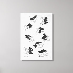 Toile Marionnettes d'ombre