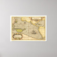 Maris Pacifici 1589 par Abraham Ortelius