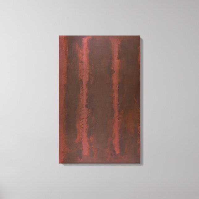 Toile Mark Rothko - Black on Maroon - 1958 (Recto)