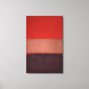 Toile Mark Rothko - No. 46 Noir, ocre, rouge sur rouge -