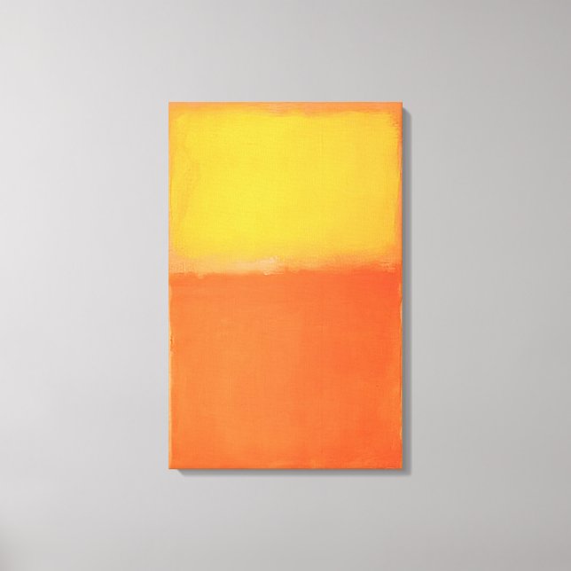 Toile Mark Rothko - Orange et Jaune - 1956 (Recto)