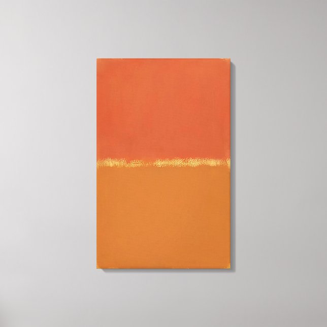 Toile Mark Rothko - Orange, Rouge, Orange - 1961 (Recto)