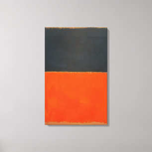 Toile Mark Rothko - Vert et Tangerine sur Rouge - 1956
