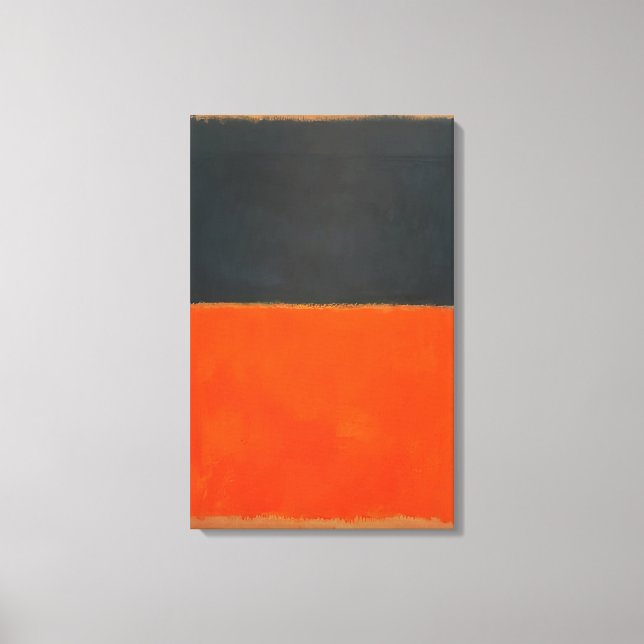 Toile Mark Rothko - Vert et Tangerine sur Rouge - 1956 (Recto)