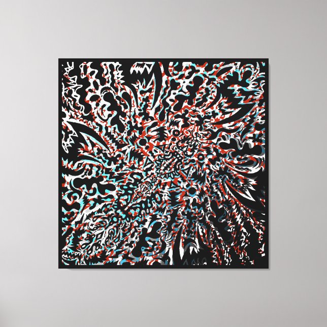 Toile Mark Voss dit "Badass !" (Recto)