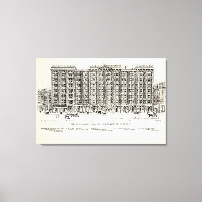 Toile Market South side New Montgomery et Annie (Recto)