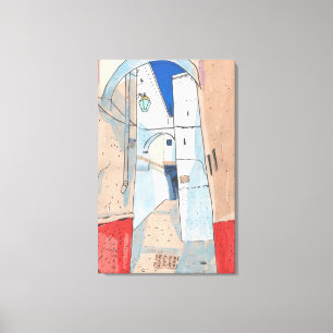 Toile Maroc Street Cityscape Papier Collage d'esquisse A