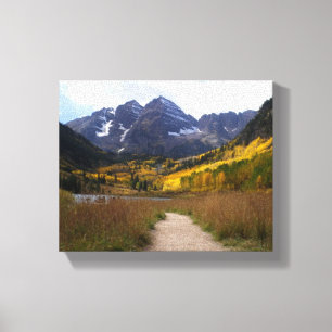 Toile Maroon Bells Colorado