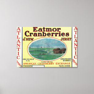 Toile Marque Étiquette de la marque Atlantic Eatmor Cran