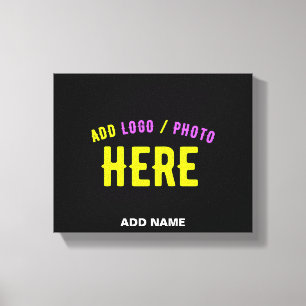 TOILE MARQUE VERIFIEE NOIRE PERSONNALISABLE MODERNE ET C