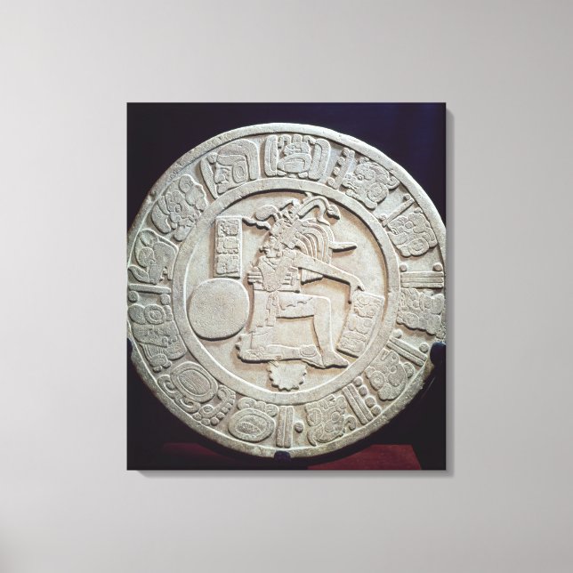Toile Marqueur de terrain de balle maya, Chinkultic (Recto)