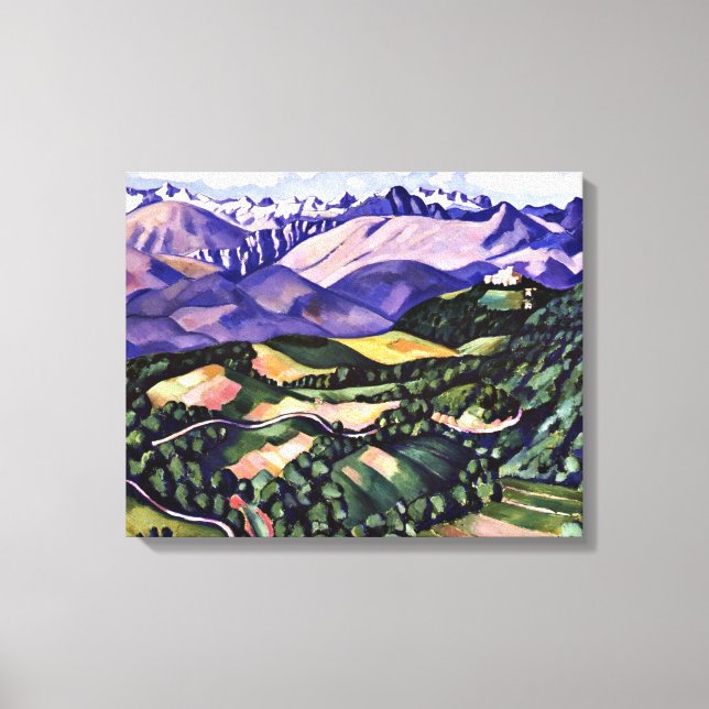Toile Marsden Hartley - Montagnes pourpres, Venise (Recto)