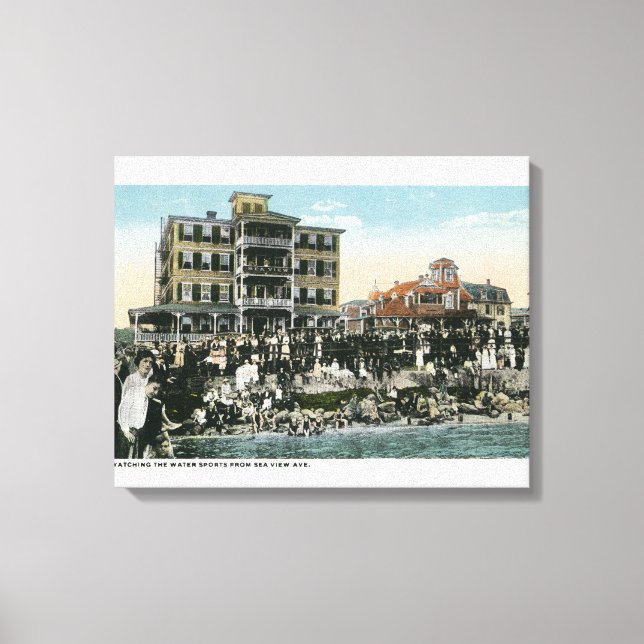 Toile Martha's Vineyard, Vue sur Sea View Avenue (Recto)