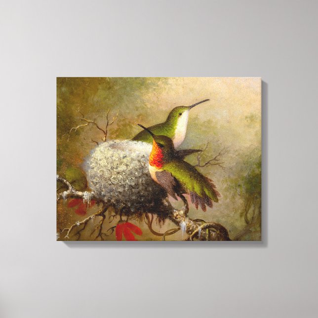 Toile MARTIN J. HEADE - Deux jets de rubis par leur nid  (Recto)