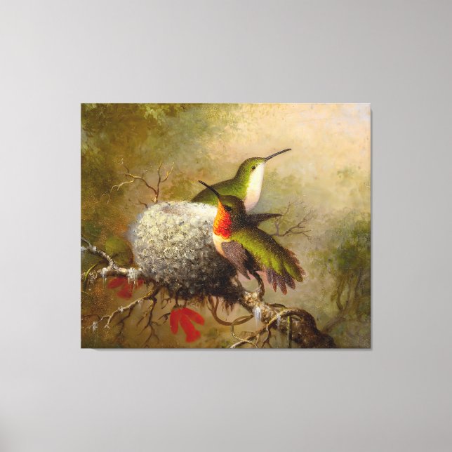 Toile MARTIN J. HEADE - Deux jets de rubis par leur nid  (Recto)