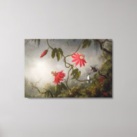 MARTIN J. HEADE - Fleurs de passion et colibris