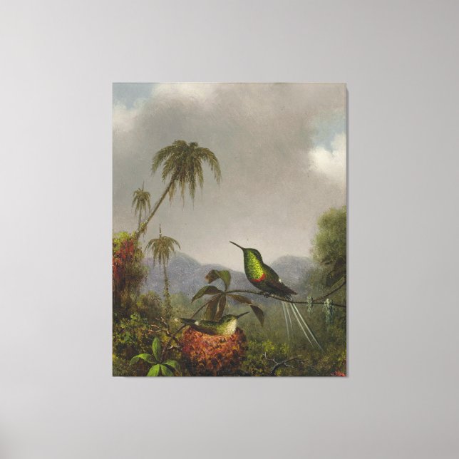 TOILE MARTIN JOHNSON HEADE - DEUX TROUILS - 1864-65 - (Recto)