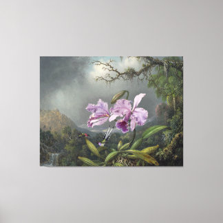 Toile MARTIN JOHNSON HEADE - Étude d'une orchidée - 1872
