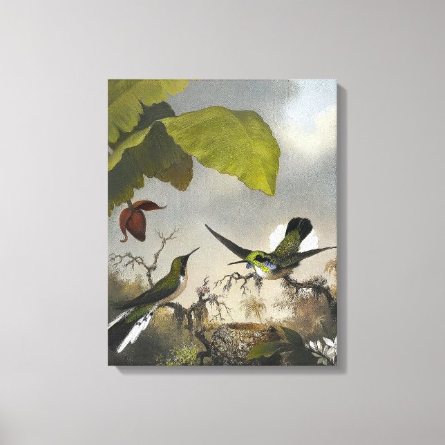 Toile MARTIN JOHNSON HEADE - Fée à oreilles noires - 186 (Recto)