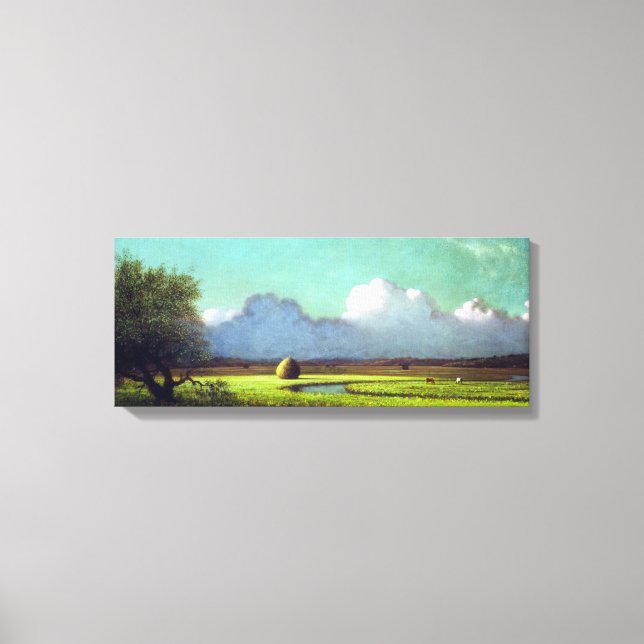 Toile Martin Johnson Heade Sunlight Shadow Newbury Marsh (Recto)