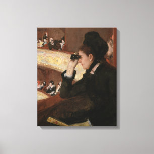 Toile Mary Cassatt - Dans la loge