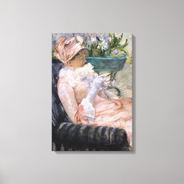 Toile Mary Cassatt - La Coupe du Thé (Recto)