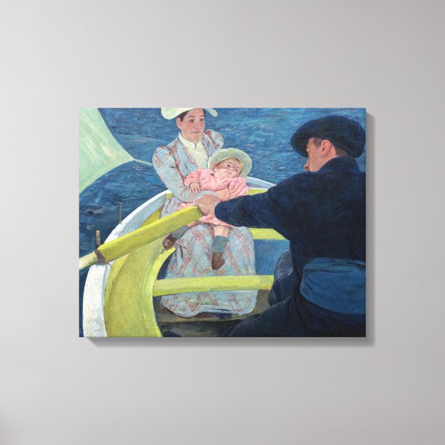 Toile Mary Cassatt - La fête de la navigation (Recto)