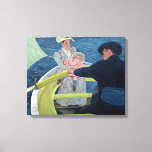 Toile Mary Cassatt - La Partie en bateau