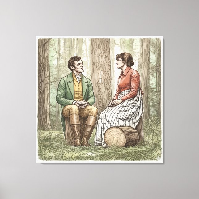 Toile Mary et Tom dans "The Other Bennet Sister" (Recto)