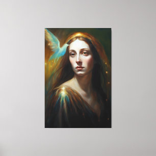Toile Mary Magdalene et un oiseau magnifique