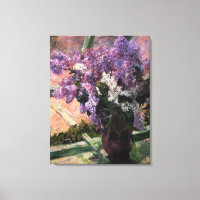 Mary Stevenson Cassatt - Lilacs in a Window 1880