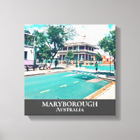 Maryborough Australie vintage voyage art