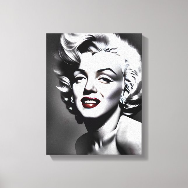 Toile Marylin Monroe Portrait (Recto)