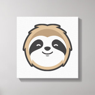 Toile Mascotte de paresse