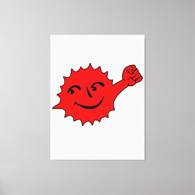 Toile Mascotte Red Sun Cheer (Recto)