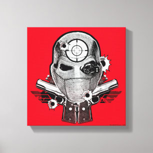 Toile Masque du peloton   Deadshot de suicide et art de