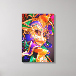 Toile Masque Mardi Gras