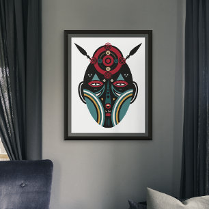 Toile Masque tribal Masaï