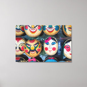 Toile Masques de Hanoï au marché